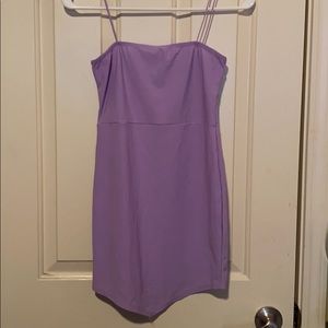 Boohoo Lilac Mini Bodycon Dress